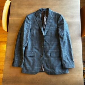 J. Crew Ludlow Brown and Gray Blazer